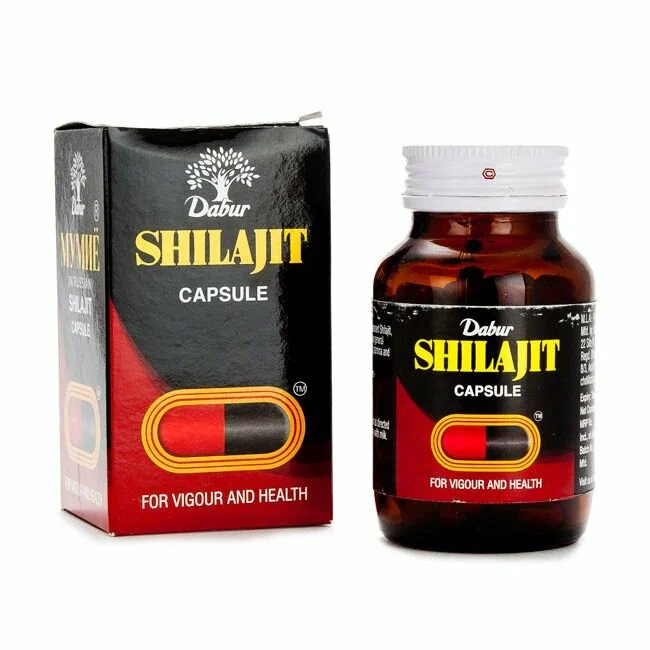 Мумие шиладжит, Дабур (Shilajeet Dabur), 30 капсул