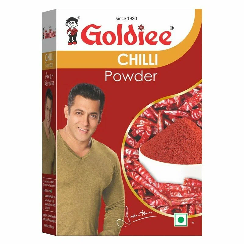 Молотый перец чили, Red Chilli powder, Goldiee, 100 г