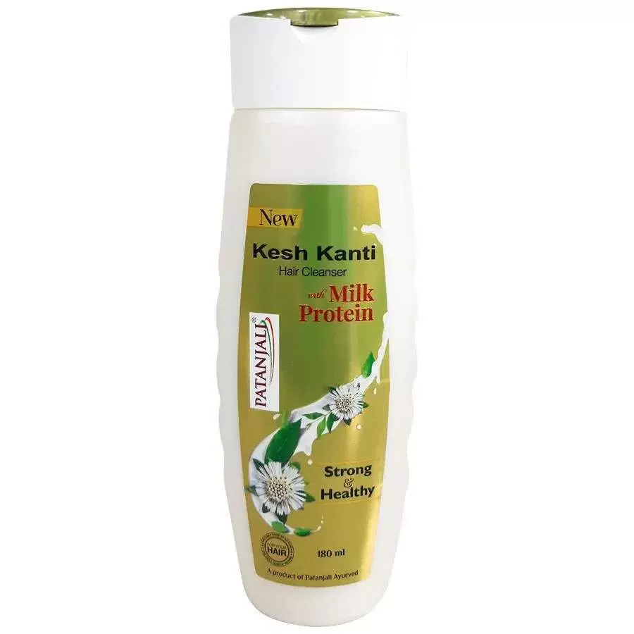 Шампунь Кеш Канти Молочный протеин Патанджали (Patanjali Kesh Kanti Milk Protein), 180 мл