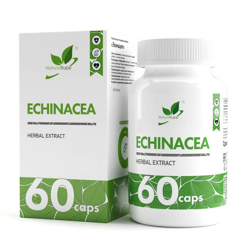 Эхинацея (Echinacea) NaturalSupp, 60 капсул