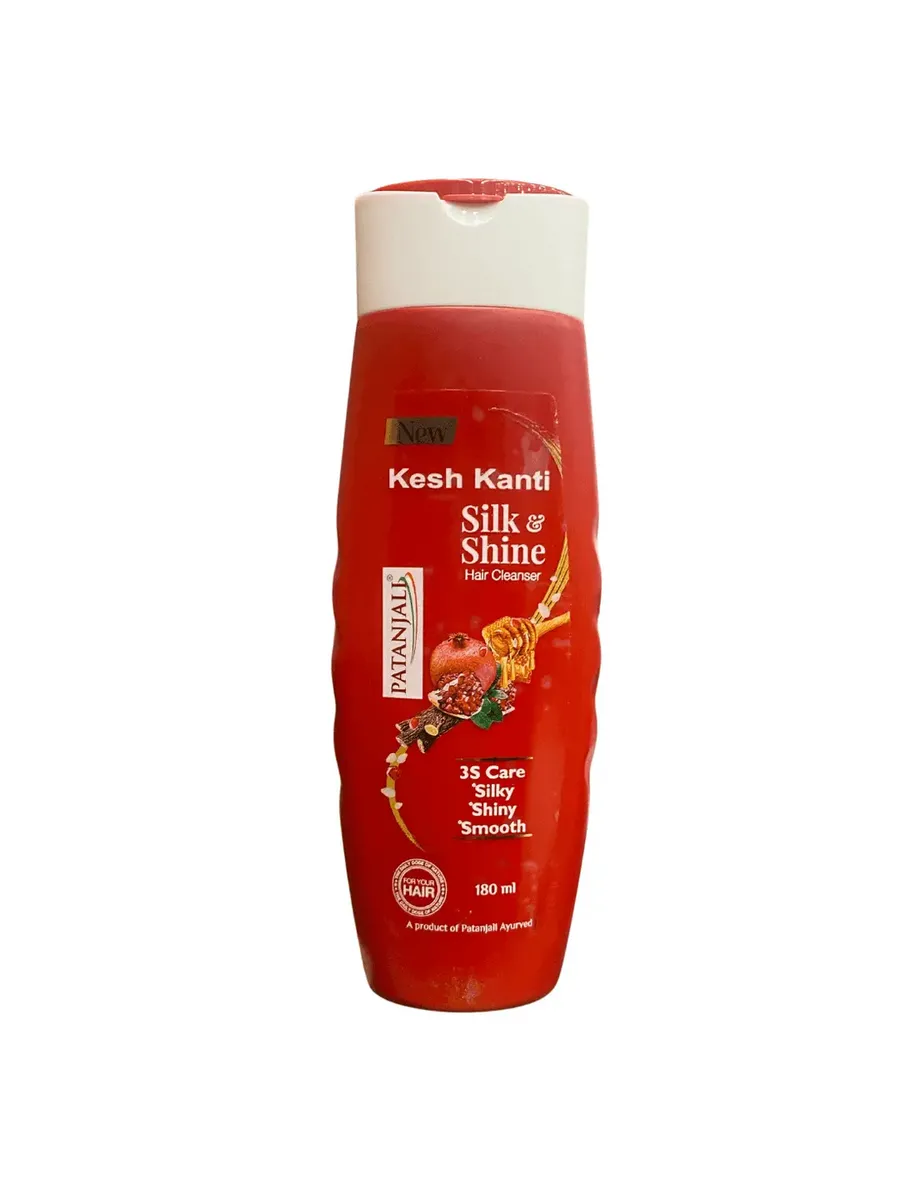 Шампунь Кеш Канти Шелк и Блеск Патанджали, Kesh Kanti Silk Shine, Patanjali, 180 мл