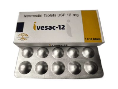 Ivermectin (Ивермектин) 12 mg, 10 таблеток, 1 блистер Ivermectin (Ивермектин) 12 mg, 10 таблеток, 1 блистер