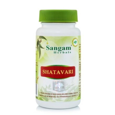 Шатавари Сангам Хербалс (Shatavari Sangam Herbals) таблетки, 600 мг, 60 таб