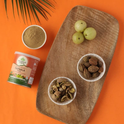 Трифала в порошке (чурна), Органик Индия (Triphala Powder, Organic India), 100 гр