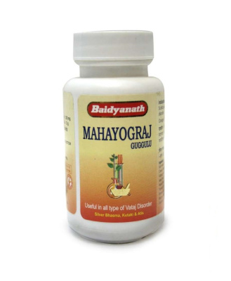 Махайогарадж Гуггул, Mahayogaraj Guggulu Baidyanath 40 таб купить с ...
