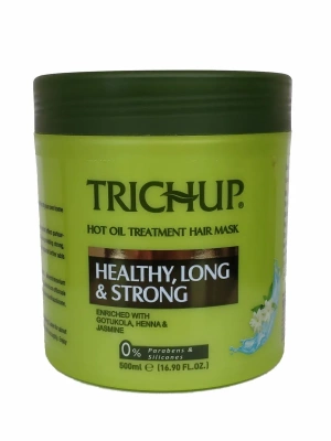 Горячая маска для волос с Готу колой (Hair Mask Healthy Long Strong, Trichup), 500 мл Горячая маска для волос с Готу колой (Hair Mask Healthy Long Strong, Trichup), 500 мл