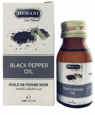 Масло черного перца, Химани, Oil Black Pepper, Hemani, 30 мл Масло черного перца, Химани, Oil Black Pepper, Hemani, 30 мл
