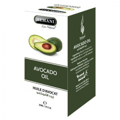 Масло Авокадо Хемани, Avocado oil Hemani, 30 мл