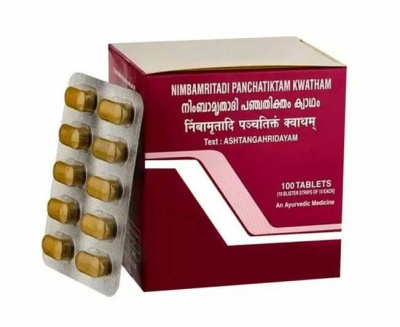 Нимбамритади Панчатиктам Кватхам (Nimbamritadi Panchatiktam Kwatham Kottakkal) 100 таблеток