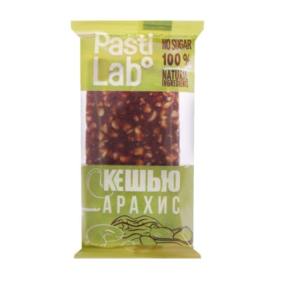 Финиковая Пастила PastiLab Кешью-арахис, 35 гр