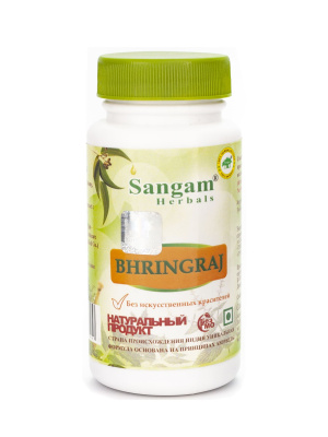 Бринградж, Сангам Хербалс (Bhringraj, Sangam Herbals), 60 таб Бринградж, Сангам Хербалс (Bhringraj, Sangam Herbals), 60 таб