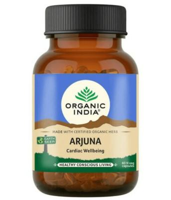 Арджуна Органик Индия, Arjuna, Organic India, 60 капс