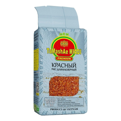 Рис Красный длиннозерный, TaMashAe Miadi Premium, 1 кг