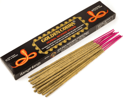 Благовония Золотая Кобра, Golden Cobra, 12 шт Благовония Золотая Кобра, Golden Cobra, 12 шт
