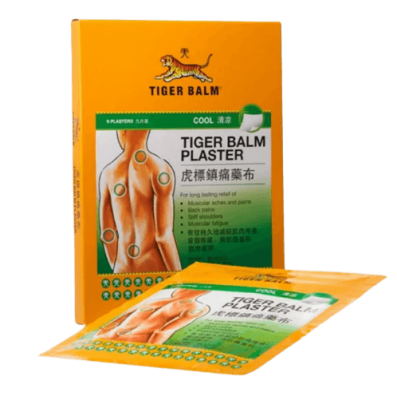 Обезболивающий охлаждающий Тигровый пластырь, Plaster Tiger Balm Cool, 2 шт