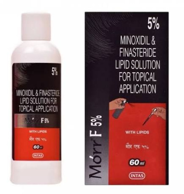 Липидный раствор Миноксидила и Финастерида 5% (Morr Minoxidil & Finasteride Lipid Solution 5% Intas) 60 мл