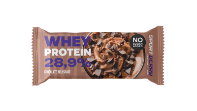 Батончик неглазированный Шоколадный Милкшейк True, Sportberry, 40 гр