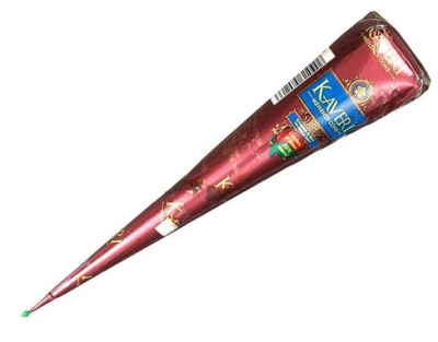 Хна Мехенди для тату Кавери Классика, темно-рыжая (Kaveri) 25 гр, 1 конус  Хна Мехенди для тату Кавери Классика, темно-рыжая (Kaveri) 25 гр, 1 конус