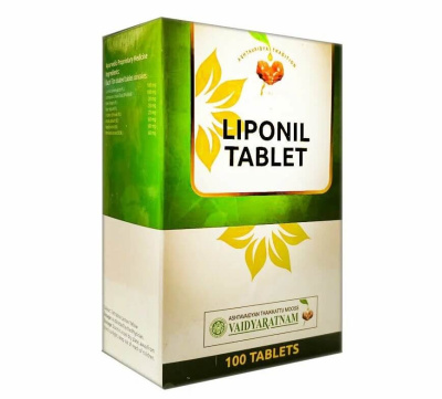 Липонил для сердца (Liponil Vaidyaratnam) 100 таблеток