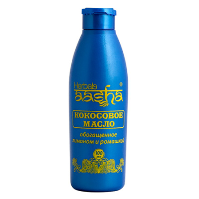 Кокосовое масло с лимоном и ромашкой Aasha Herbals