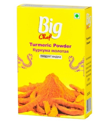 Куркума молотая (Big Chef Turmeric Powder box), 50 гр
