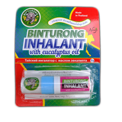 Тайский ингалятор с маслом эвкалипта Inhalant Binurong, 2гр