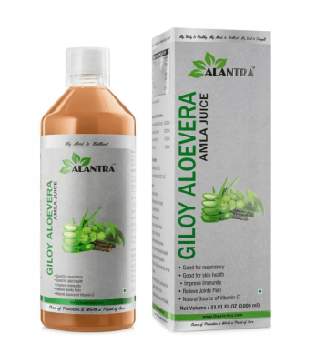 Сок аюрведический Гилой, Алоэ Вера, Амла, Алантра, 500 мл