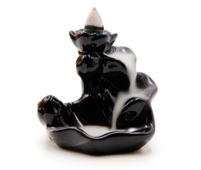 Подставка STB-09 под стелющиеся благовония Горный Лотос-2, Керамика, 8 см Подставка STB-09 под стелющиеся благовония Горный Лотос-2, Керамика, 8 см