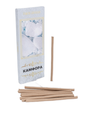 Благовония Крымские натуральные "Камфора", 10 палочек с подставкой