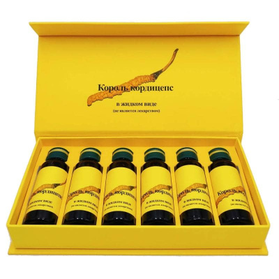 Король Кордицепс в жидком виде Ликэ, League "Король", 6 флаконов по 30 мл 
