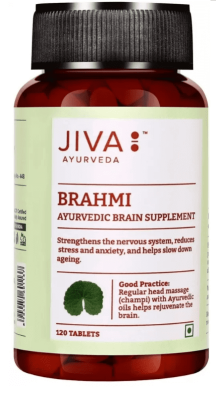 Брахми Джива Аюрведа, Brahmi, Jiva, 120 таб