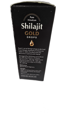 Капли Shilajeet Gold drops (Шиладжит) WinTrust - антиоксидант для улучшения иммунитета и памяти, 30 мл