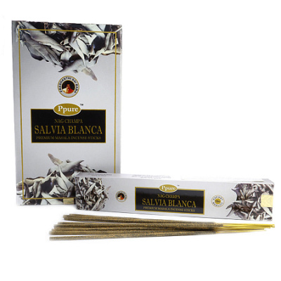 Благовония «Белый Шалфей» (White Sage), Ppure, 15 г Благовония «Белый Шалфей» (White Sage), Ppure, 15 г