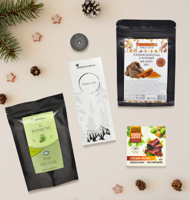 Набор подарочный бокс «Сладкий, как мед, теплый, как любовь» GreenCardamon