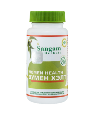 Вумен Хелт Сангам - для женщин, Sangam Herbals, 750 мг, 60 таблетки
