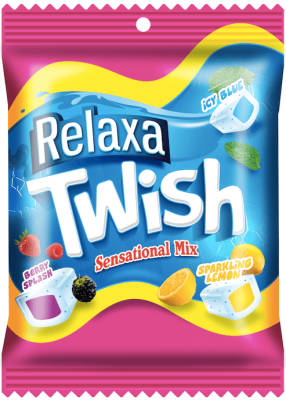 Жевательные конфеты Twish Relaxa 125 г, Gingerbon