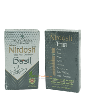 Безникотиновые сигареты Нирдош с базиликом Nirdosh basil, фильтр, 10 шт Безникотиновые сигареты Нирдош с базиликом Nirdosh basil, фильтр, 10 шт