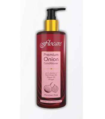 Кондиционер против выпадения волос с маслом Красного лука, Flocare, 200 мл Кондиционер против выпадения волос с маслом Красного лука, Flocare, 200 мл