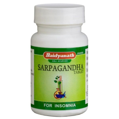 Сарпагандха вати Байдьянатх Sarpagandha vati Baidyanath, 50 таб