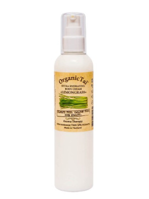 Экстраувлажняющий крем для тела Лемонграсс, Organic Tai, 120 мл
