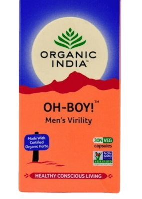 О-Бой - мужская сила, Oh-boy, Organic India, 30 капсул