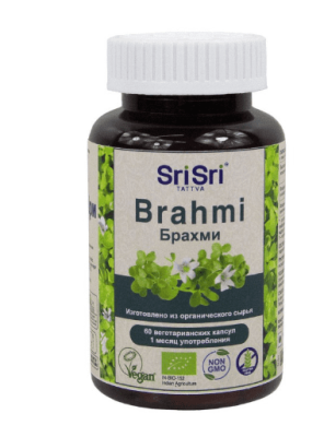 Брахми Шри Шри, Brahmi Sri Sri Tattva, 60 капсул