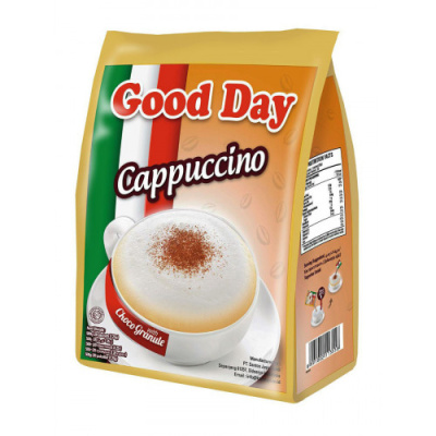 Кофе растворимый Good Day Cappuccino с шоколадной крошкой, Гуд дэй, 25 гр