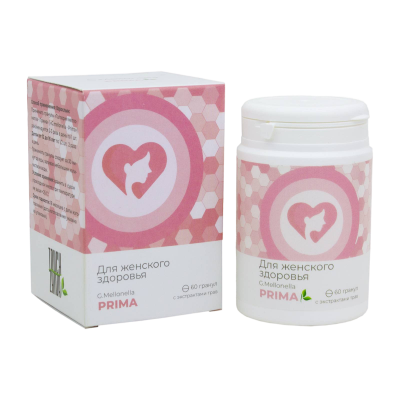 G.Mellonella — «PRIMA» (Галерия мелонелла «ПРИМА») — для женского здоровья, Жива, 60 гранул G.Mellonella — «PRIMA» (Галерия мелонелла «ПРИМА») — для женского здоровья, Жива, 60 гранул