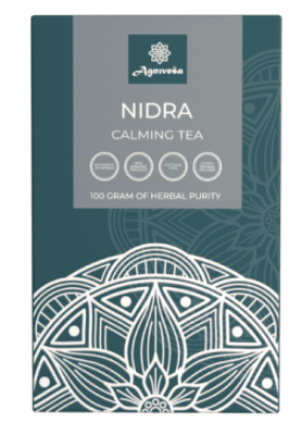 Аюрведический успокаивающий чай Нидра Агнивеша, Nidra Calming Tea Agnivesa, 100 гр