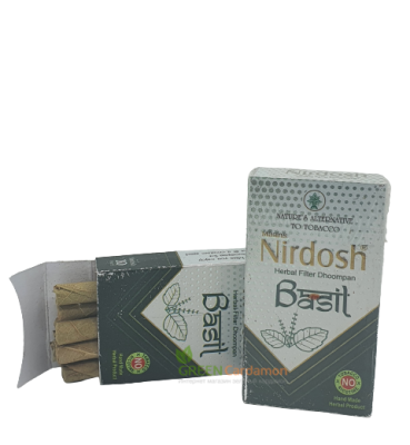 Безникотиновые сигареты Нирдош с базиликом Nirdosh basil, фильтр, 10 шт Безникотиновые сигареты Нирдош с базиликом Nirdosh basil, фильтр, 10 шт