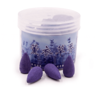 Благовония пуля, стелющийся дым конусы, Цветы Лаванды, НЕМ, 45 шт