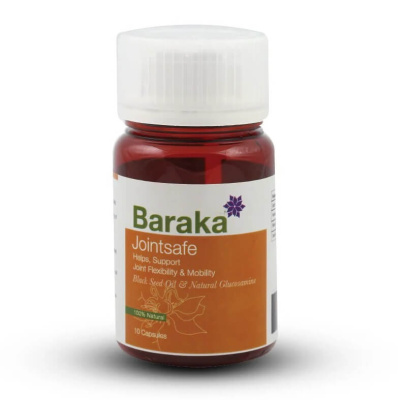 Черный тмин и глюкозамин для суставов Барака (Baraka Jointsafe) 60 капсул Черный тмин и глюкозамин для суставов Барака (Baraka Jointsafe) 60 капсул