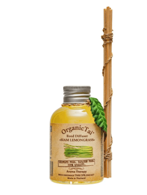 Диффузор Сиамский Лемонграсс, с тростниковыми палочками, Organic Tai, 100 мл