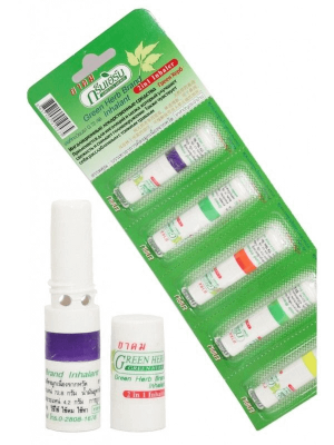 Бальзам-карандаш освежающий с Мятой, Эвкалиптом, Борнеолом и Камфорой Green Herb